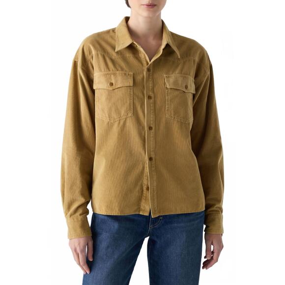 NEW AMO jenn shirt in cumin